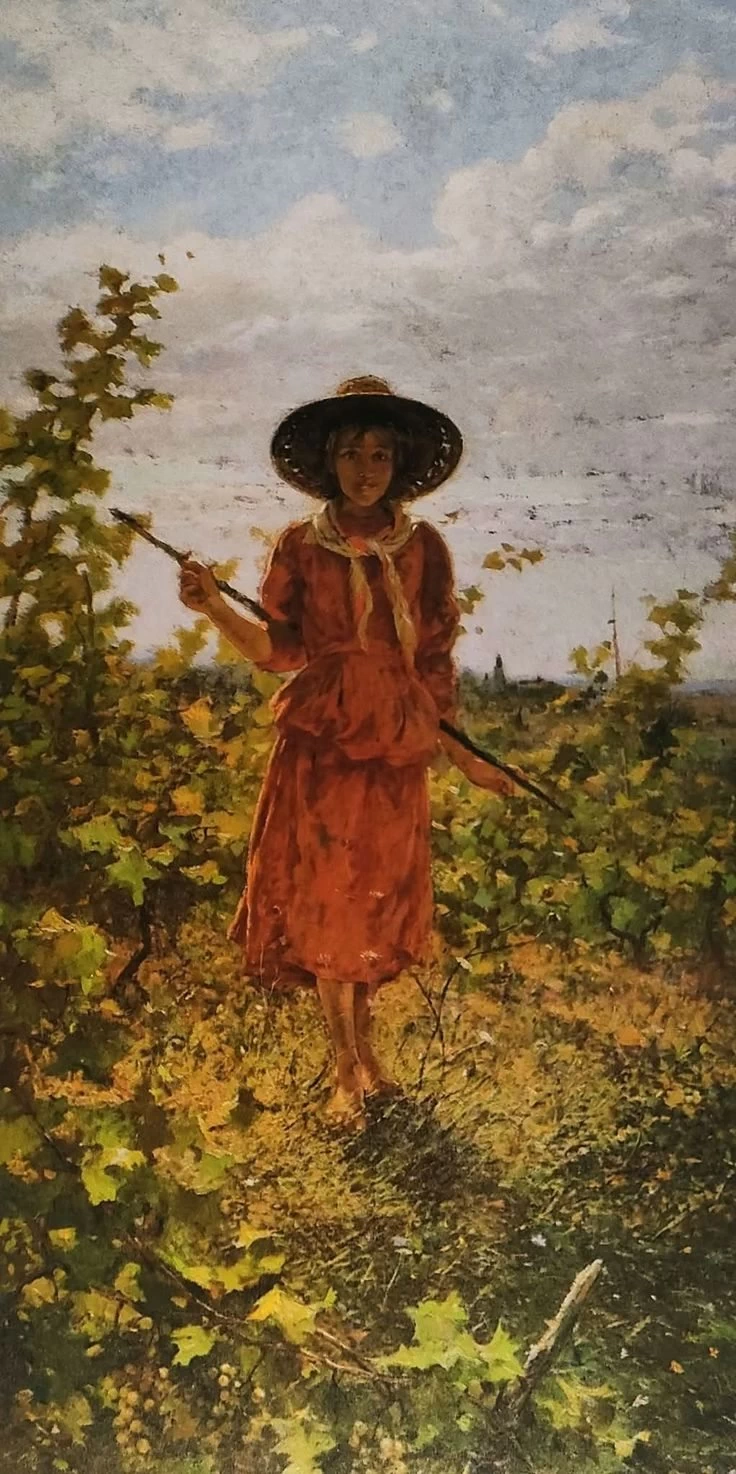 Contadina tra le viti, 1894